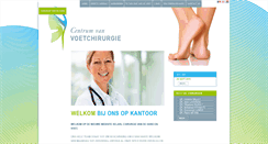 Desktop Screenshot of nl.chirurgiemainpied.com